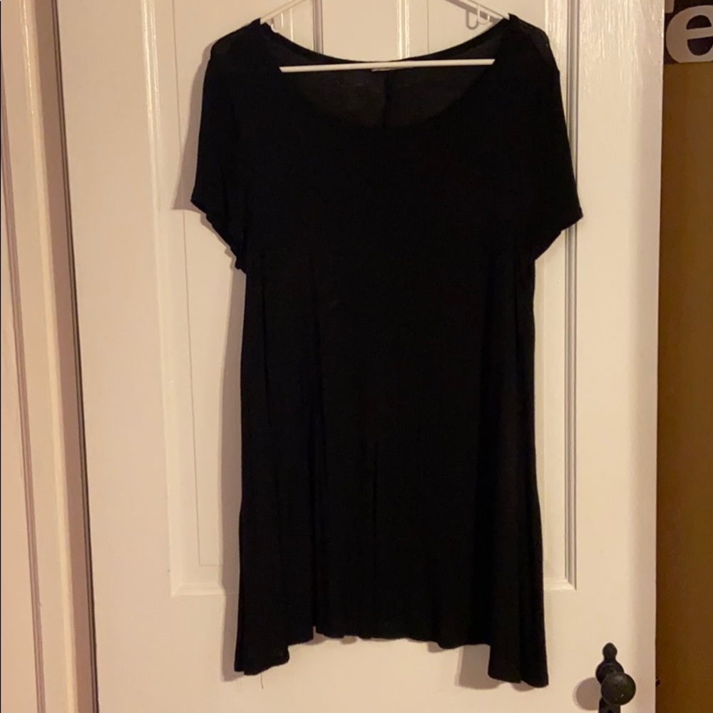 Soft black tunic